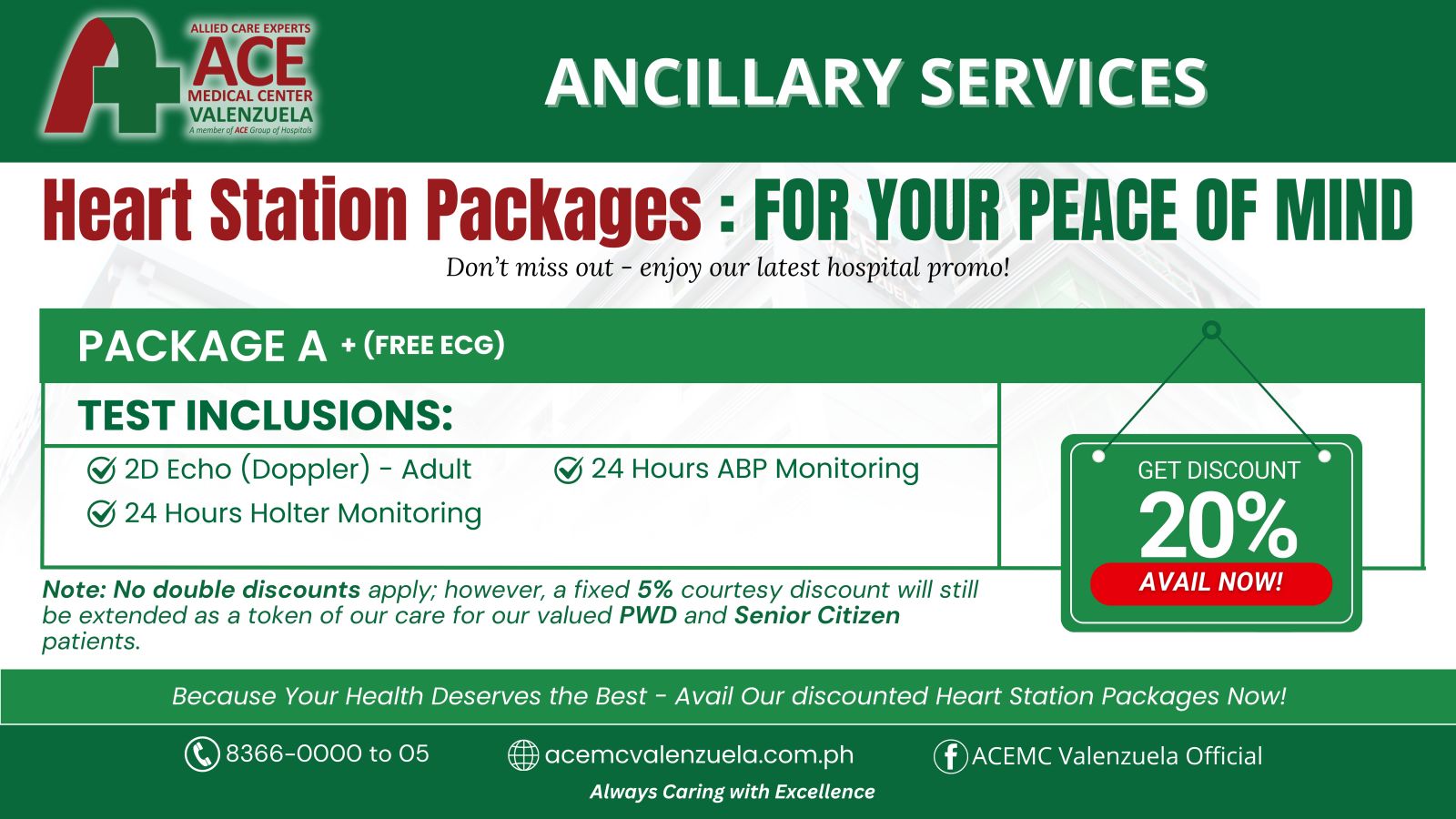ACE Heart Station Package A