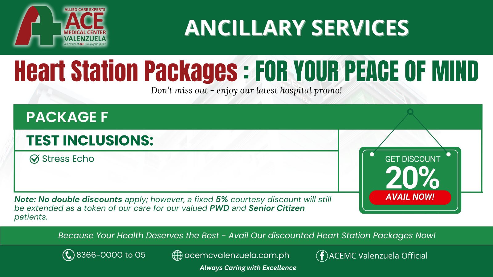 ACE Heart Station Package F