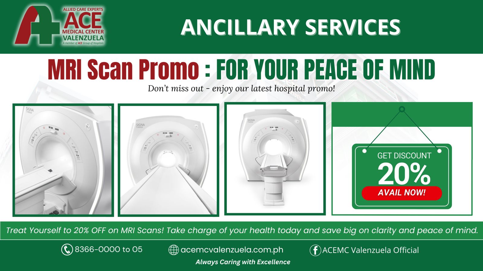ACE MRI Scan Promo